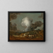 La charrue de Suffolk - Thomas Gainsborough — inramlat konstverk på väggen