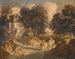 Landskapsbild med skog och bönder till häst - Thomas Gainsborough — vy av konstverket