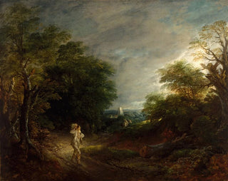 Thomas Gainsborough - Wooded Landscape with a Woodcutter.webp