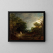 Landskap med skog och en skogshuggare - Thomas Gainsborough — inramlat konstverk på väggen