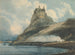 Château de Lindisfarne, Île Sainte-Marie, Northumberland - Thomas Girtin — vy av konstverket