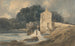 Le Moulin de l'Abbaye à Knaresborough - Thomas Girtin — vy av konstverket