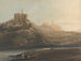 Château de Warkworth, Northumberland - Thomas Girtin — vy av konstverket