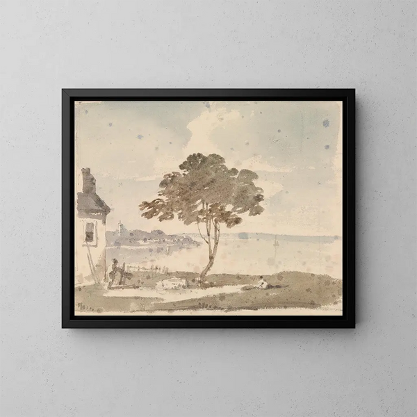 East Cowes, Isle of Wight - Thomas Hastings — inramlat konstverk på väggen
