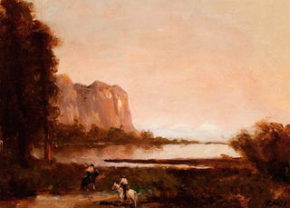 Thomas Hill - Landscape with Two Indians.webp