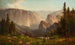 Yosemite - Thomas Hill — vy av konstverket