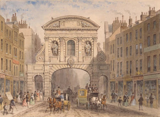 Temple Bar - Thomas Hosmer Shepherd — vy av konstverket