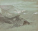 Falaises d'Ecclesbourne nära Hastings - Thomas Moran — vy av konstverket