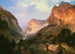 Golden Gate Nationalpark i Yellowstone - Thomas Moran — vy av konstverket