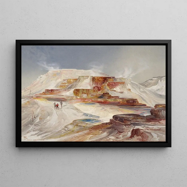 Thomas Moran - Hot Springs of Gardiners River Yellowstone.webp