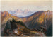 Nedre kedja av Yellowstone - Thomas Moran — vy av konstverket
