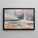 Le Château Geyser, Upper Geyser Basin, Yellowstone nationalpark - Thomas Moran — inramlat konstverk på väggen