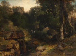 La Vallée - Thomas Moran — vy av konstverket