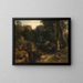 La Vallée - Thomas Moran — inramlat konstverk på väggen