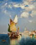 Le Grand Canal de Venise - Thomas Moran — vy av konstverket
