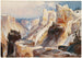 Le Grand Canyon Yellowstone - Thomas Moran — vy av konstverket
