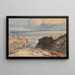 Le Grand Lac Salé de l'Utah - Thomas Moran — inramlat konstverk på väggen