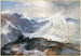 Le sentier des moustiques, montagnes Rocheuses du Colorado, altitude 12 000 pieds - Thomas Moran — vy av konstverket