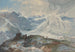 Le sentier des moustiques, Montagnes Rocheuses du Colorado, altitude 12 000 pieds - Thomas Moran — vy av konstverket