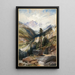 La montagne de la Sainte-Croix Colorado - Thomas Moran — inramlat konstverk på väggen