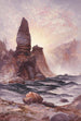 Les Tours de Tower Falls Yellowstone - Thomas Moran — vy av konstverket