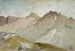 L'Extrémité supérieure du Little Cottonwood Canyon, chaîne Wasatch près d'Ogden, Utah - Thomas Moran — vy av konstverket