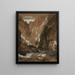 Gorges de Toltec, Colorado - Thomas Moran — inramlat konstverk på väggen