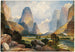 Vallée des eaux murmurantes, söder om Utah - Thomas Moran — vy av konstverket