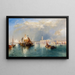 Venise - Thomas Moran — inramlat konstverk på väggen