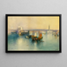 Venise från San Giorgio-tornet - Thomas Moran — inramlat konstverk på väggen