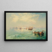 Port de Vera Cruz, Mexiko - Thomas Moran — inramlat konstverk på väggen