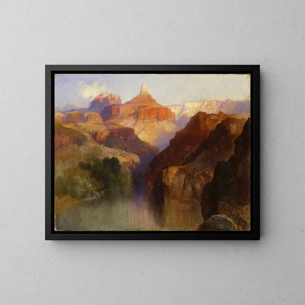 Pic Zoroastre, Grand Canyon, Arizona - Thomas Moran — inramlat konstverk på väggen