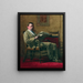 Portrait av en gentleman från Philadelphia - Thomas Pollock Anshutz — inramlat konstverk på väggen