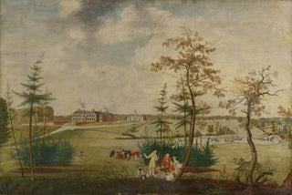 Thomas Robins the elder - View of Gloucestershire Country House.webp