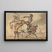 Escarmouche de cavalerie - Thomas Rowlandson — inramlat konstverk på väggen
