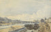 Vue sur la Seine au niveau du Pont des Arts - Thomas Shotter Boys — vy av konstverket