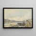 Vue sur la Seine au niveau du Pont des Arts - Thomas Shotter Boys — inramlat konstverk på väggen