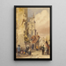 La Cathédrale Bruges - Thomas Shotter Boys — inramlat konstverk på väggen