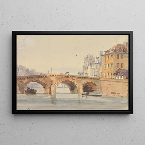 Le Pont Neuf - Thomas Shotter Boys — inramlat konstverk på väggen