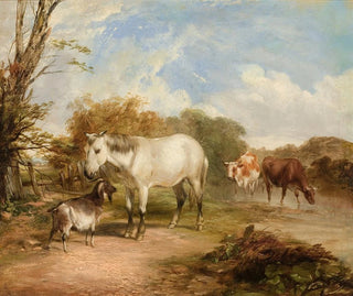 Thomas Sidney Cooper - Pastoral Scene with Horse.webp