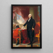 George Washington - Thomas Sully — inramlat konstverk på väggen