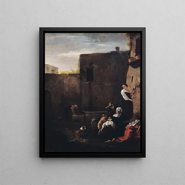 Thomas Wijck - Italian Courtyard.webp