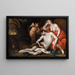 Venus gråter över Adonis död - Thomas Willeboirts Bosschaert — inramlat konstverk på väggen