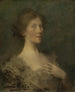 Portrait d'une dame - Thomas Wilmer Dewing — vy av konstverket