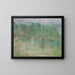 Sommar - Thomas Wilmer Dewing — inramlat konstverk på väggen