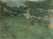 Le merle d'hermite - Thomas Wilmer Dewing — vy av konstverket