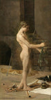L'Esclave du sorcier - Thomas Wilmer Dewing — vy av konstverket