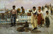 Porteurs d'eau à Venise - Thomas Wilmer Dewing — vy av konstverket
