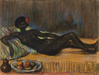 Thophile Alexandre Steinlen - Masseida nue allonge sur un divan.webp