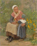 April i Bretagne - Théophile Louis Deyrolle — vy av konstverket